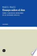 Libro Ensayo sobre el don