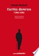 Libro Escritos dispersos (1893-1936)