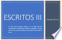 Libro Escritos III