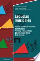 Libro Escuelas musicales