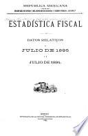 Libro Estadística fiscal