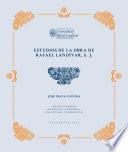 Libro Estudios de la Obra de Rafael Landívar, S. J.