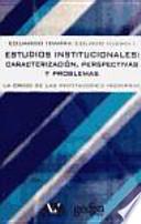 Libro Estudios Institucionales