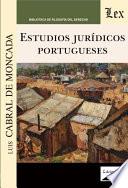 Libro Estudios jurídicos portugueses