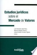 Libro Estudios jurídicos sobre el mercado de valores