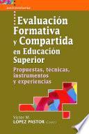 Libro Evaluación formativa y compartida en Educación Superior