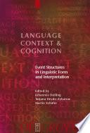 Libro Event Structures in Linguistic Form and Interpretation