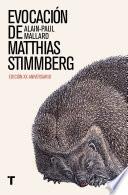 Libro Evocación de Matthias Stimmberg