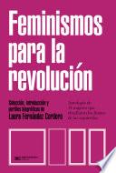 Libro Feminismos para la revolución