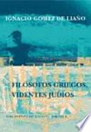 Libro Filósofos griegos, videntes judíos