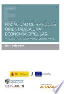 Libro Fiscalidad de residuos orientada a una economía circular