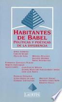 Libro Habitantes de Babel
