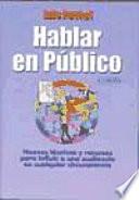 Libro Hablar en público