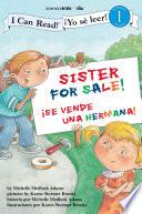 Libro Hermana a la venta / Sister For Sale!
