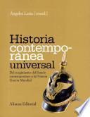 Libro Historia contemporánea universal