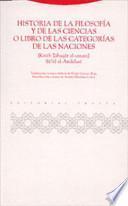 Libro Historia de la filosofía y de las ciencias o Libro de las categorías de las naciones