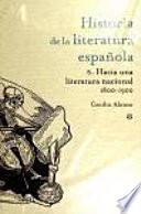 Libro Historia de la literatura española