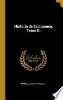 Libro Historia de Salamanca.
