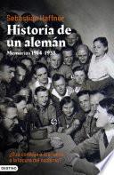 Libro Historia de un alemán