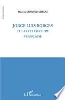Libro Jorge Luis Borges et la littérature française