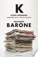 Libro K letra bárbara