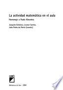 Libro La actividad matemática en el aula