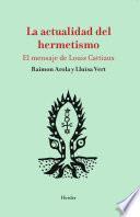 Libro La actualidad del hermetismo