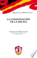 Libro La condonación de la deuda