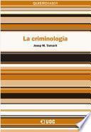 Libro La criminología