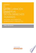 Libro La declaración universal de los Derechos Humanos