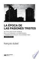 Libro La época de las pasiones tristes