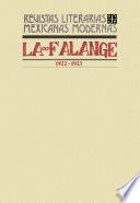 Libro La Falange, 1922-1923