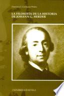 Libro La filosofía de la historia de Johann G. Herder