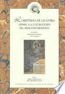 Libro La república de las letras: Publicaciones periódicas y otros impresos