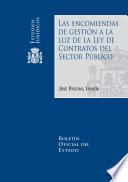 Libro Las encomiendas de gestión a la luz de la Ley de Contratos del Sector Público