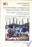 Libro Las inversiones extranjeras en América Latina, 1850-1930