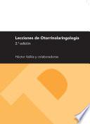 Libro Lecciones de otorrinolaringología. 2.ª edición