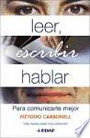 Libro Leer, escribir hablar