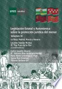 Libro LEGISLACIÓN ESTATAL Y AUTONÓMICA SOBRE LA PROTECCIÓN JURÍDICA DEL MENOR. LA RIOJA, MADRID, MURCIA Y NAVARRA