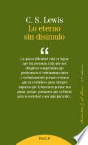 Libro Lo eterno sin disimulo