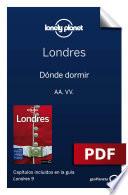 Libro Londres 9_13. Dónde dormir