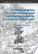 Libro Los límites apropiados de la responsabilidad penal individual bajo la doctrina de la empresa criminal común