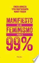 Libro Manifiesto de un feminismo para el 99%