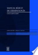 Libro Manual básico de criminología