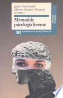 Libro Manual de psicología forense