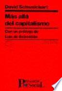 Libro Más allá del capitalismo