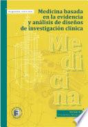 Libro Medicina basada en la evidencia y análisis de diseños de investigación clínica