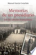 Libro Memorias de un presidiario (en las cárceles franquistas)