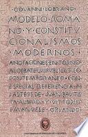 Libro Modelo Romano y constitucionalismos modernos