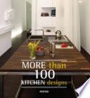 Libro More Than 100 Kitchen Designs